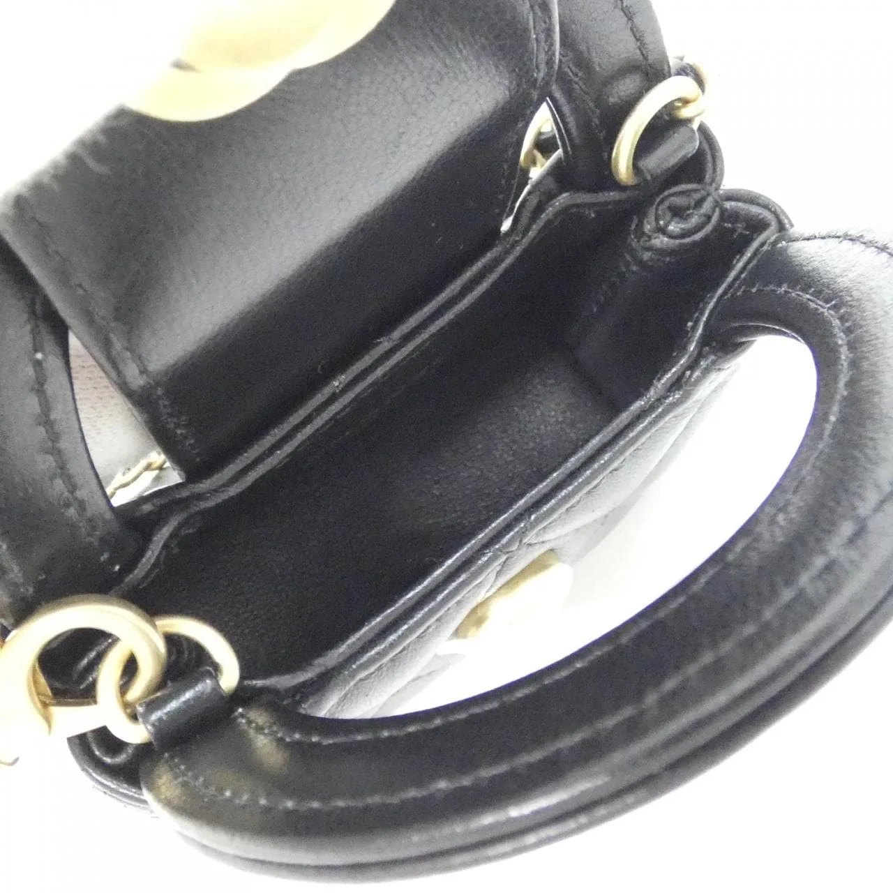 CHANEL AP4991 Key Case Lambskin 黑色 羊皮 中古品A - 縮圖 4