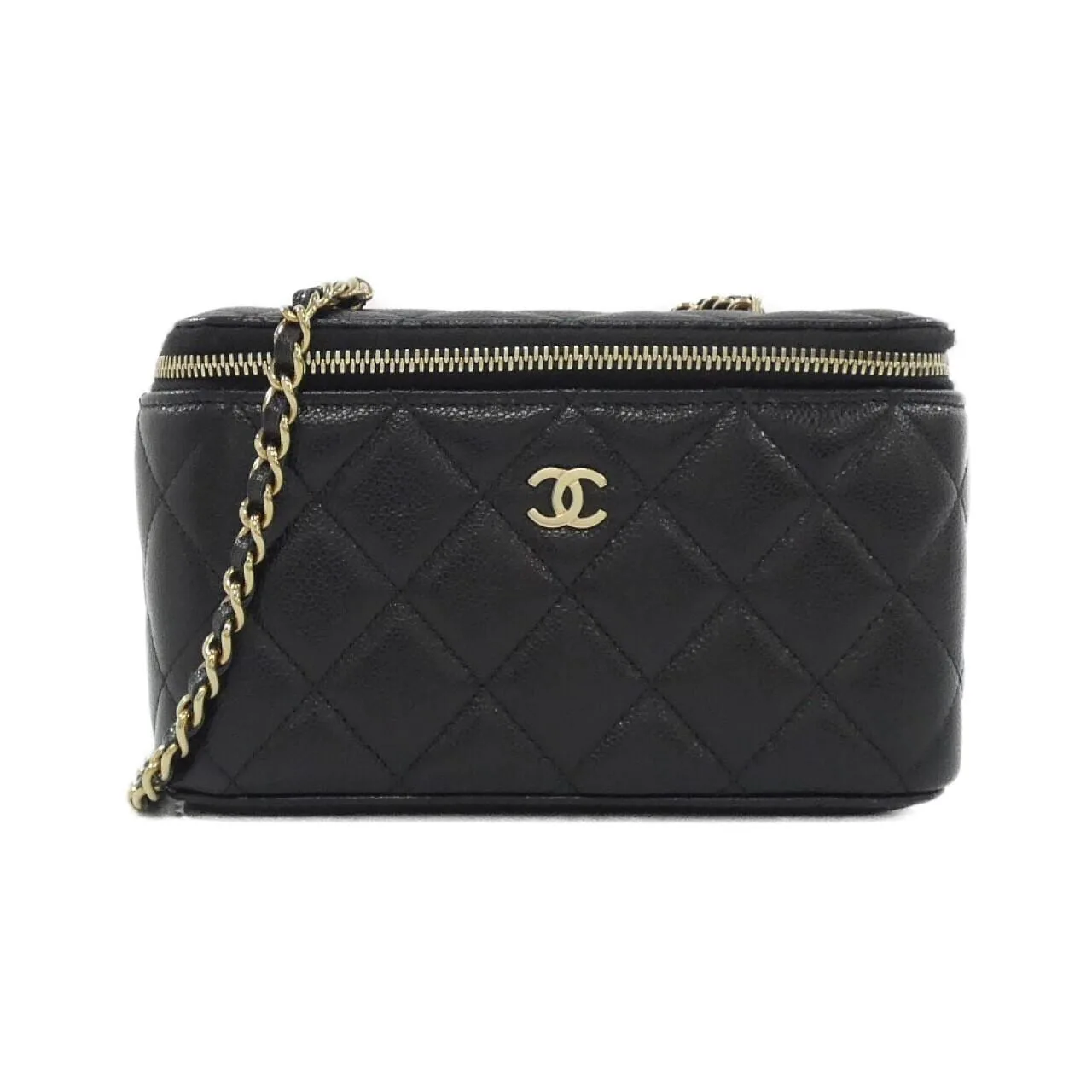 CHANEL Timeless Classic AP1341 Shoulder Grained Calfskin Black