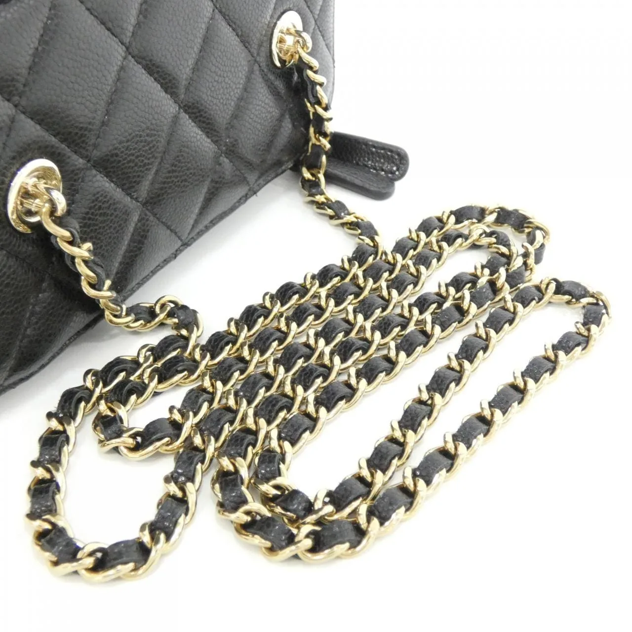 CHANEL Timeless Classic AP1341 Shoulder Grained Calfskin Black Grained Calfskin Rank A - Thumbnail 6