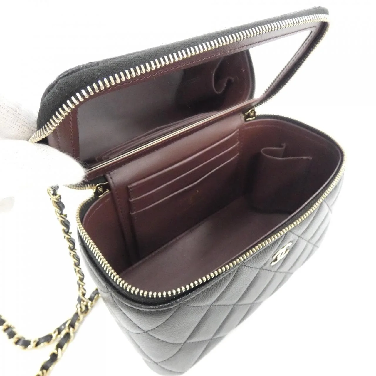 CHANEL Timeless Classic AP1341 Shoulder Grained Calfskin Black Grained Calfskin Rank A - Thumbnail 7