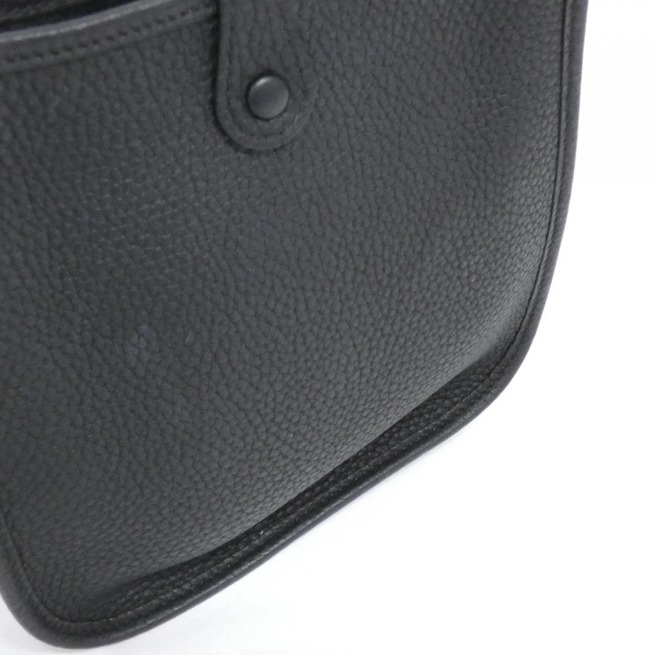 HERMES Evelyne 069426CK Shoulder Clemence Black Clemence Leather Rank A - Thumbnail 4