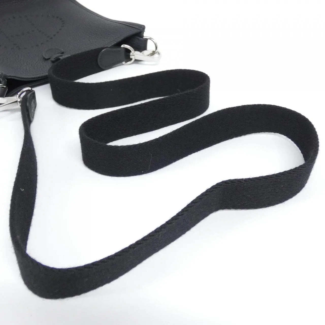 HERMES Evelyne 069426CK Shoulder Clemence Black Clemence Leather Rank A - Thumbnail 6