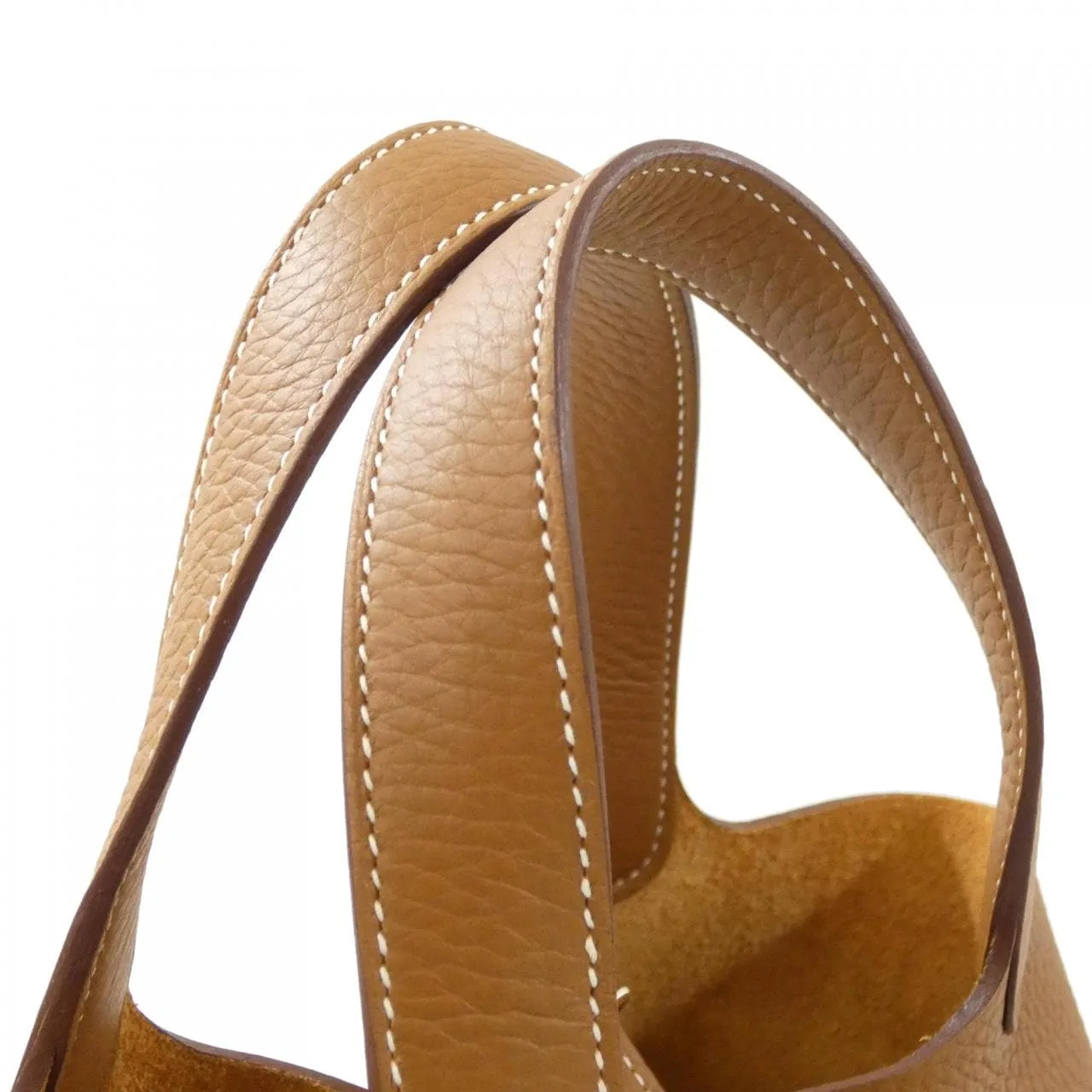 HERMES Picotin 056289CK Handbag Clemence 金色 Clemence 皮 未使用品 - 縮圖 4