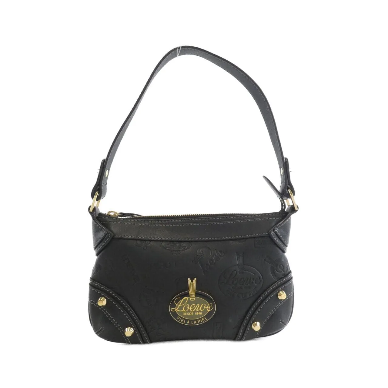 LOEWE Shoulder Leather Black