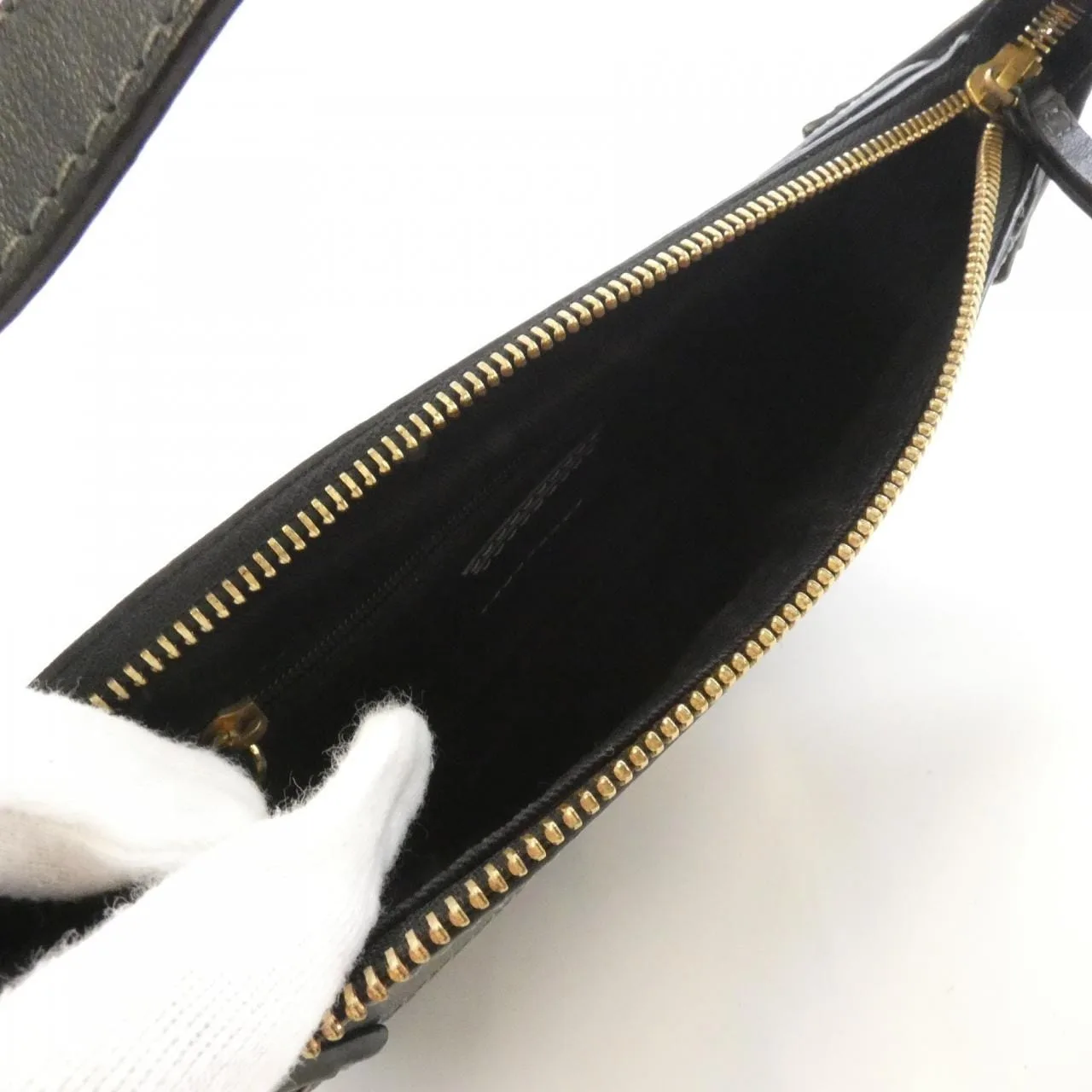 LOEWE Shoulder Leather Black Leather Rank A - Thumbnail 8