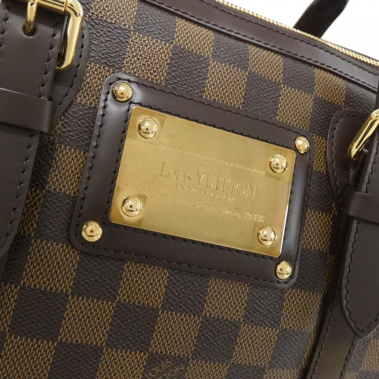 LOUIS VUITTON N52000 Handbag Damier 黑色 Damier 中古品A - 縮圖 4