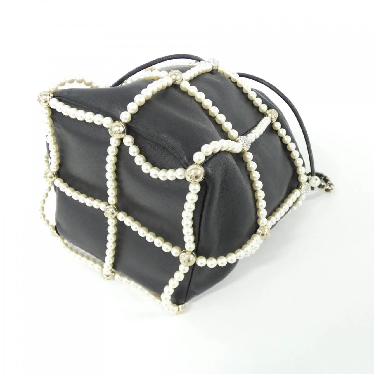 CHANEL Shoulder Lambskin Black Lambskin Rank A - Thumbnail 3