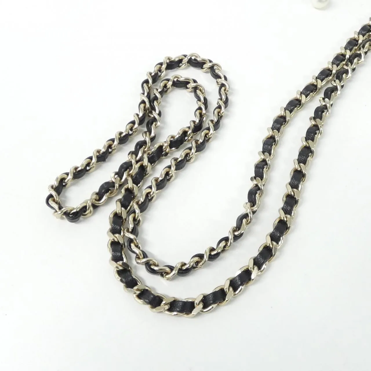 CHANEL Shoulder Lambskin Black Lambskin Rank A - Thumbnail 5