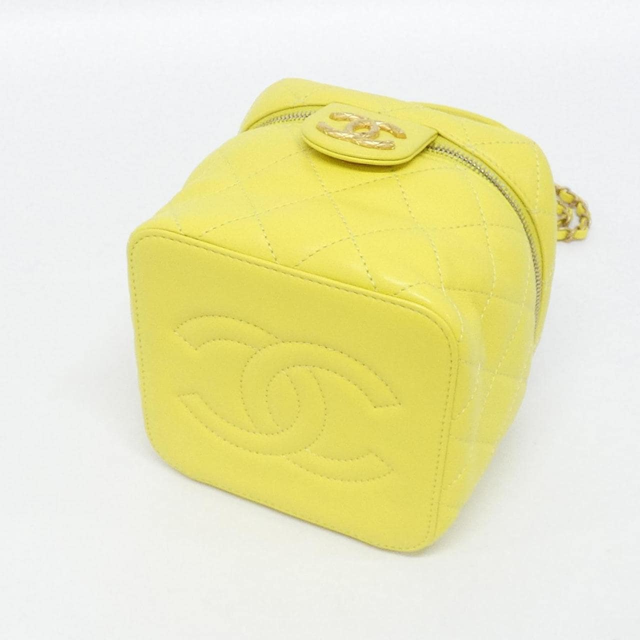 CHANEL Chanel 22 AS3228 Handbag 黃色 中古品A - 縮圖 3