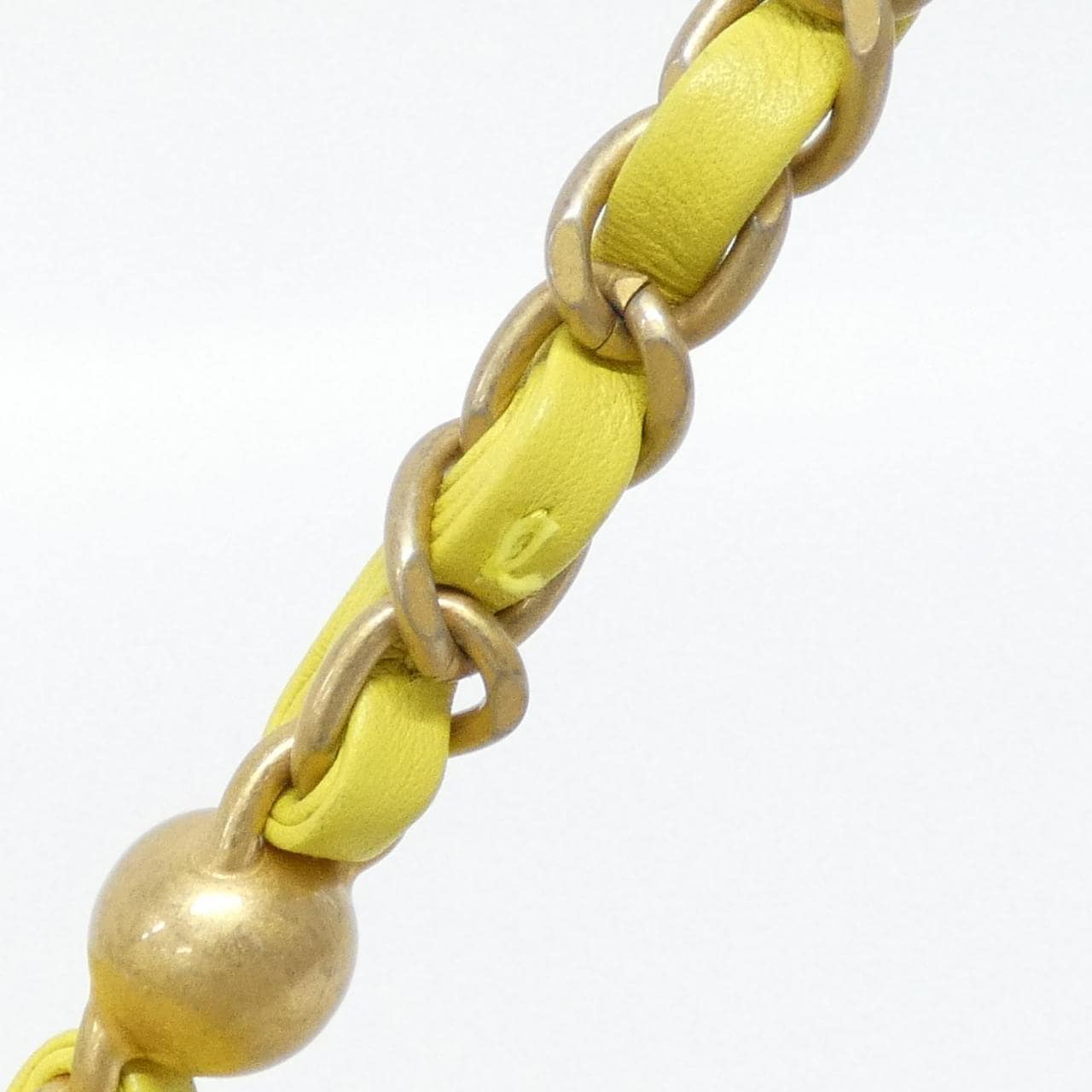 CHANEL Chanel 22 AS3228 Handbag 黃色 中古品A - 縮圖 6