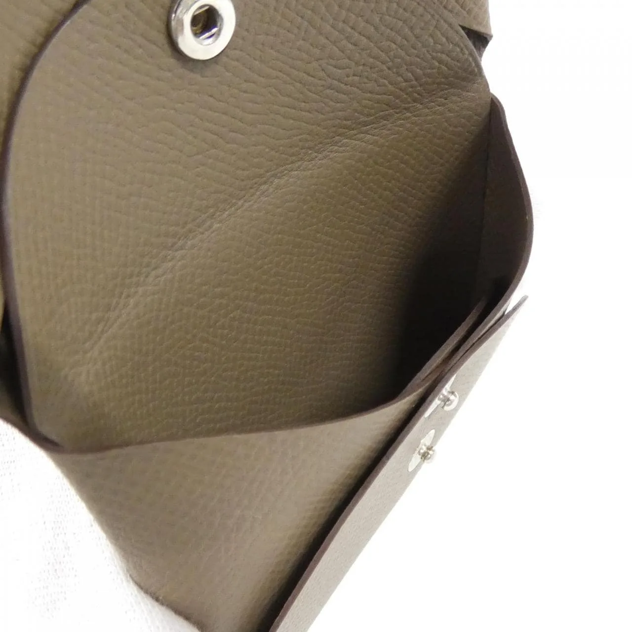 HERMES 083035CK Coin Case Epsom Etoupe Epsom 皮 中古品A - 縮圖 5