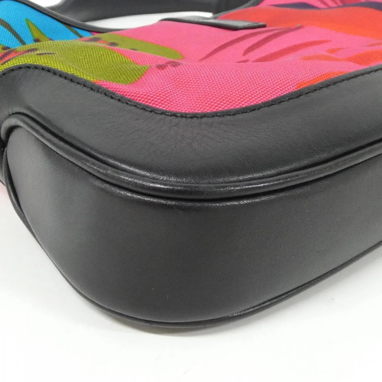 GUCCI 001 9735 肩背包 帆布 粉色 帆布 中古品A - 縮圖 3