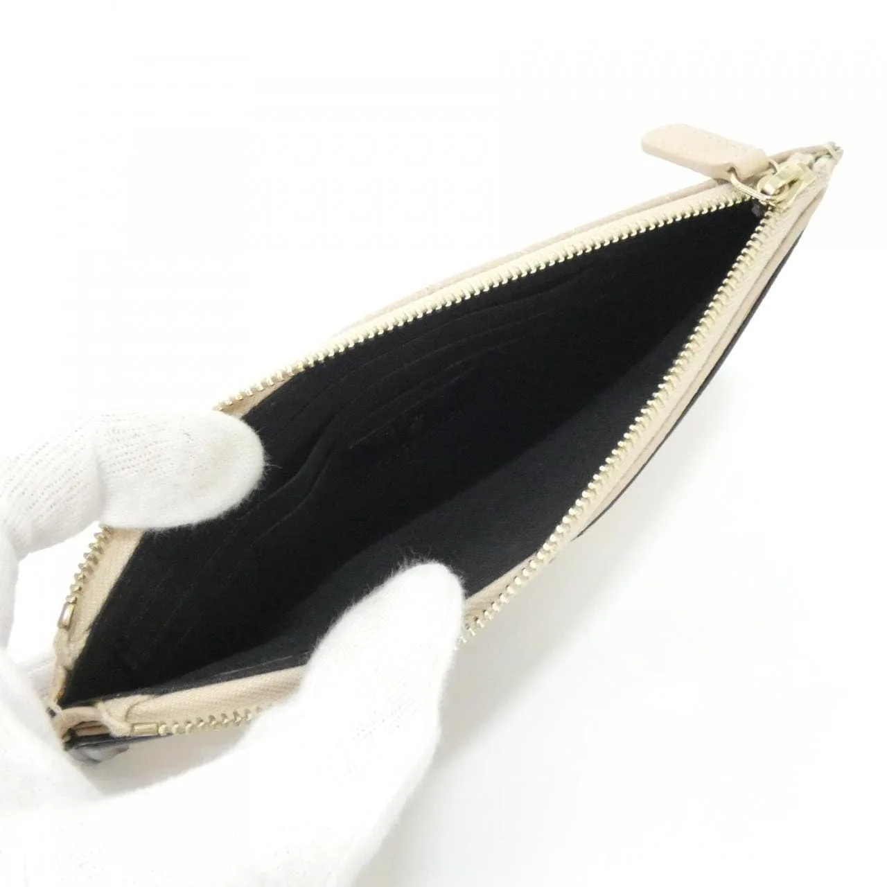 CHANEL 81942 Pouch Grained Calfskin Black Grained Calfskin Rank A - Thumbnail 5