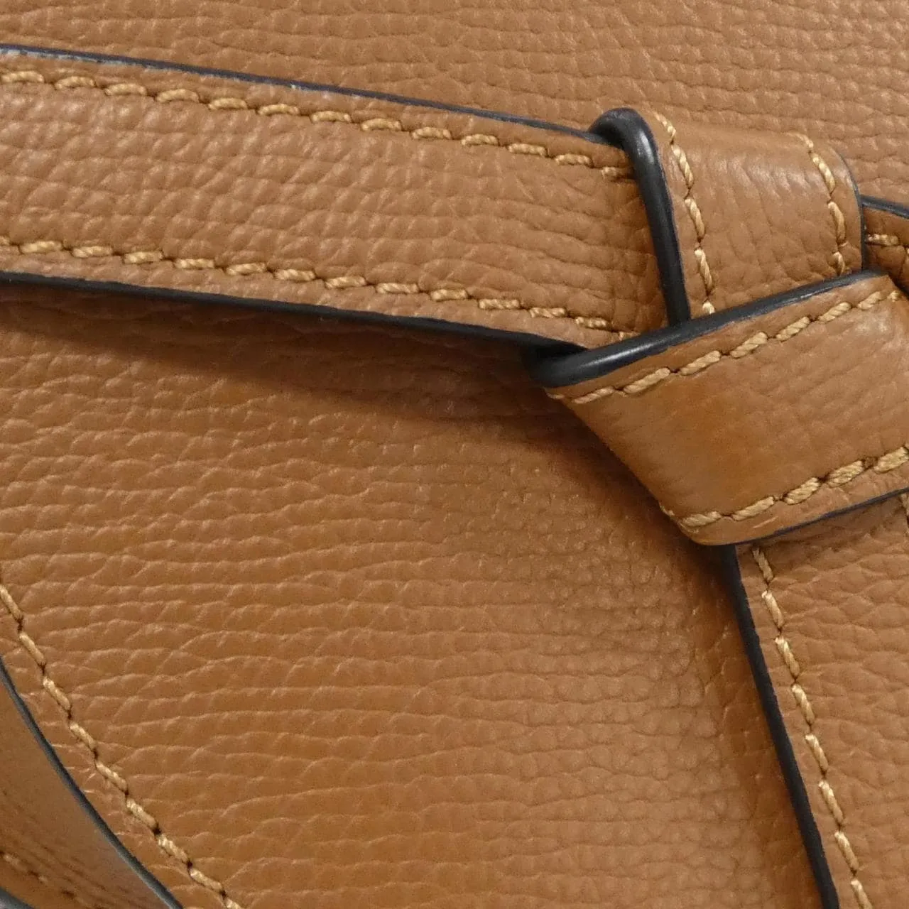 LOEWE Gate A650N46X02 Shoulder 黑色 中古品A - 縮圖 6