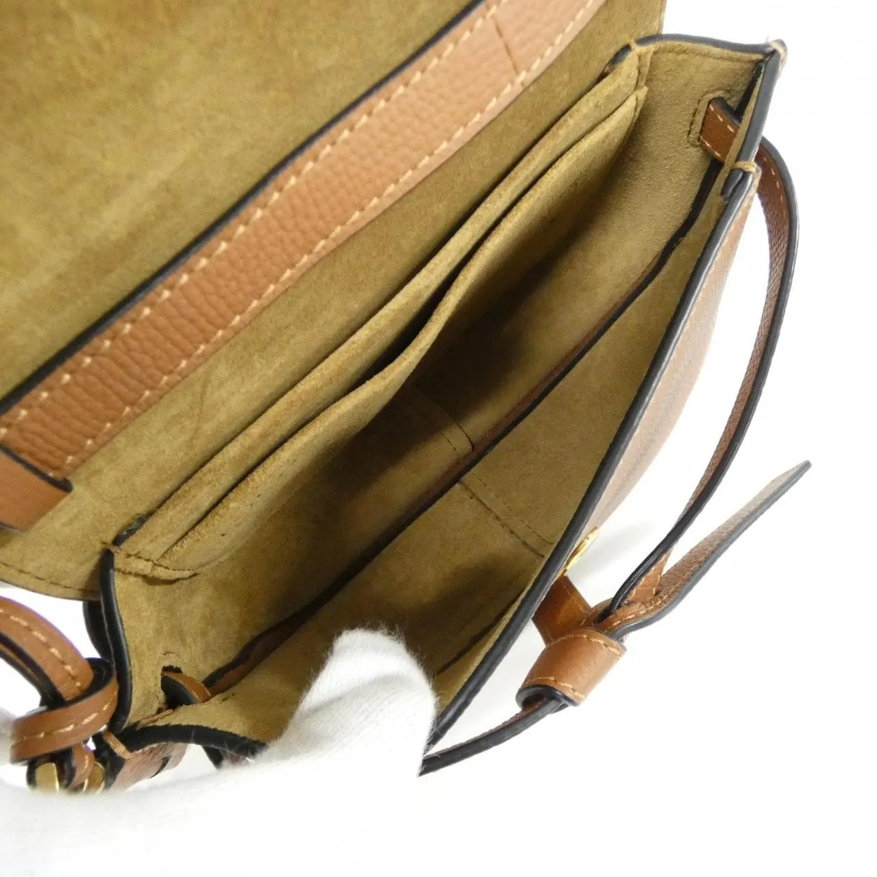 LOEWE Gate A650N46X02 Shoulder 黑色 中古品A - 縮圖 9