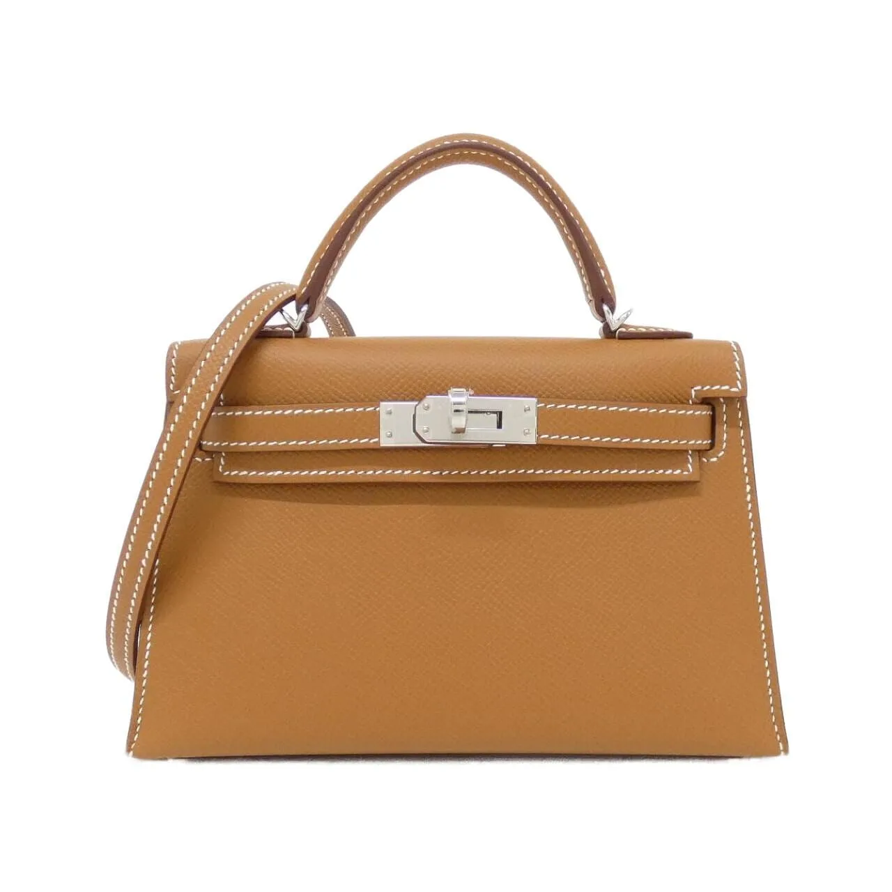 HERMES Kelly 071302CK Handbag Epsom Gold