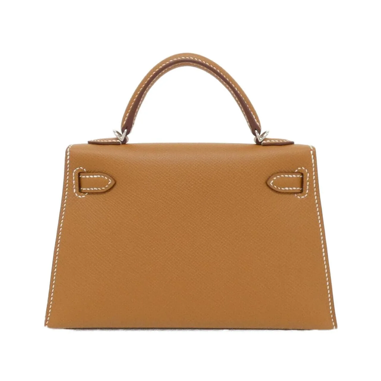 HERMES Kelly 071302CK Handbag Epsom Gold Epsom Leather Rank A - Thumbnail 2