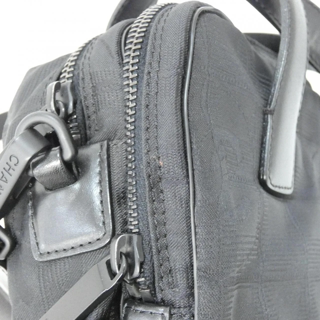 CHANEL 15970 Handbag Nylon Black Nylon Rank A - Thumbnail 4