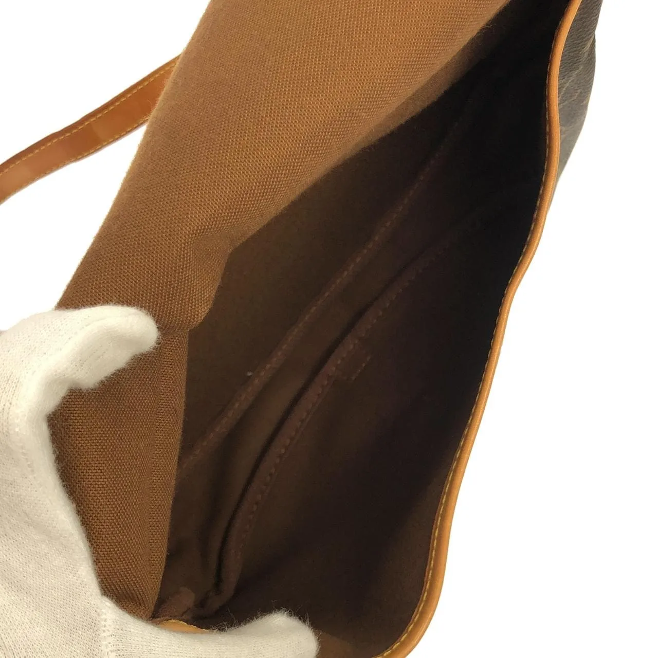 LOUIS VUITTON Saumur M42256 Shoulder Monogram Black Monogram Rank A - Thumbnail 7