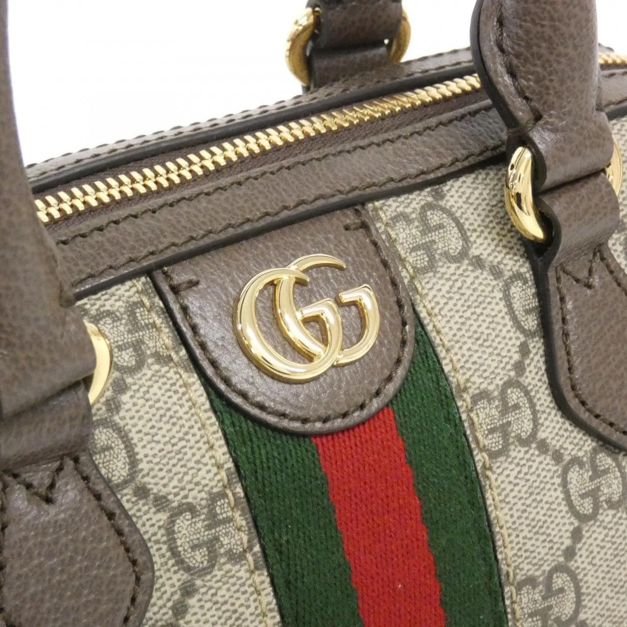 GUCCI 772053 96IWG Boston Canvas 黑色 帆布 中古品A - 縮圖 5