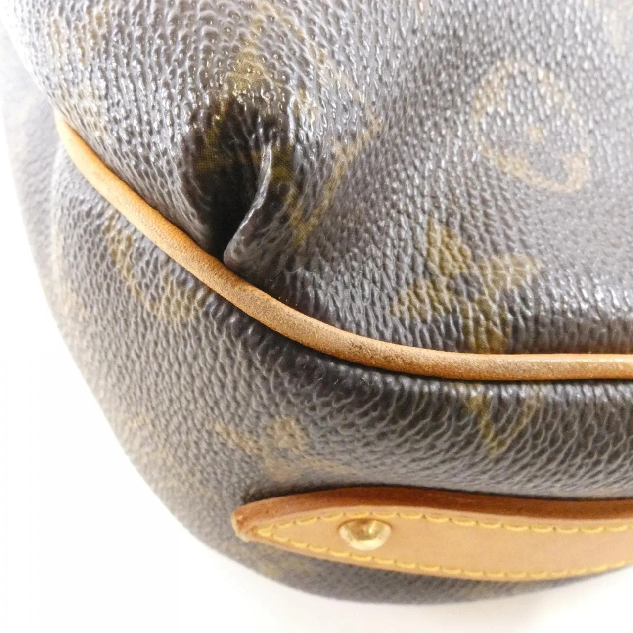 LOUIS VUITTON M40075 Shoulder Monogram 黑色 Monogram 中古品B - 縮圖 3