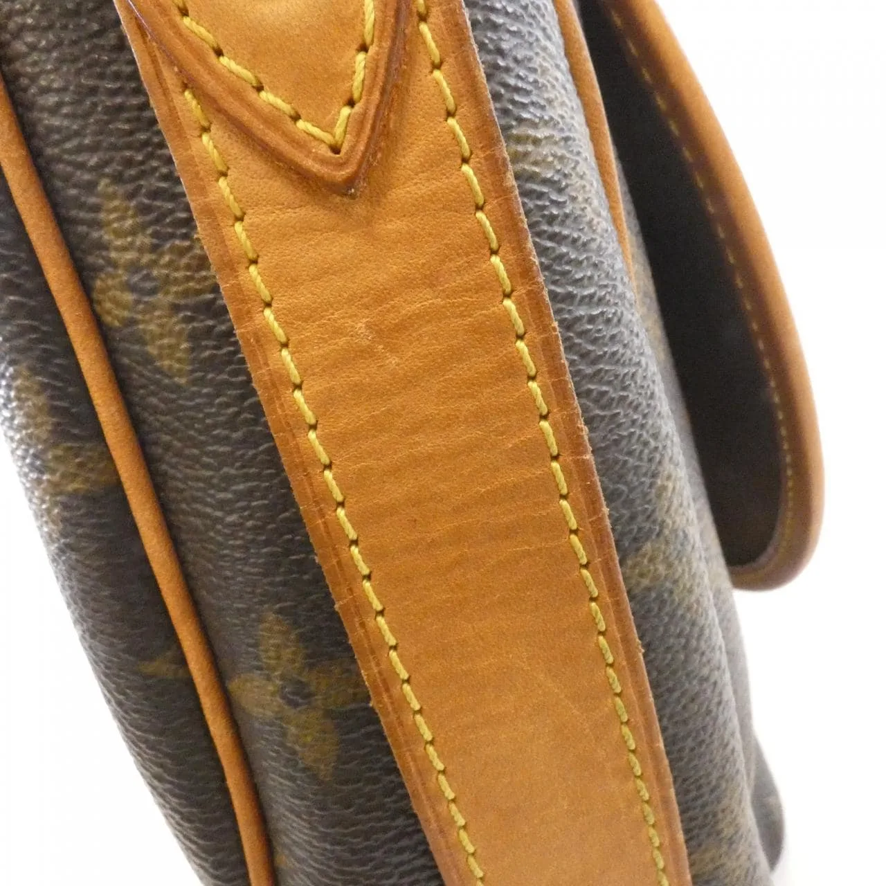 LOUIS VUITTON M40075 Shoulder Monogram 黑色 Monogram 中古品B - 縮圖 5