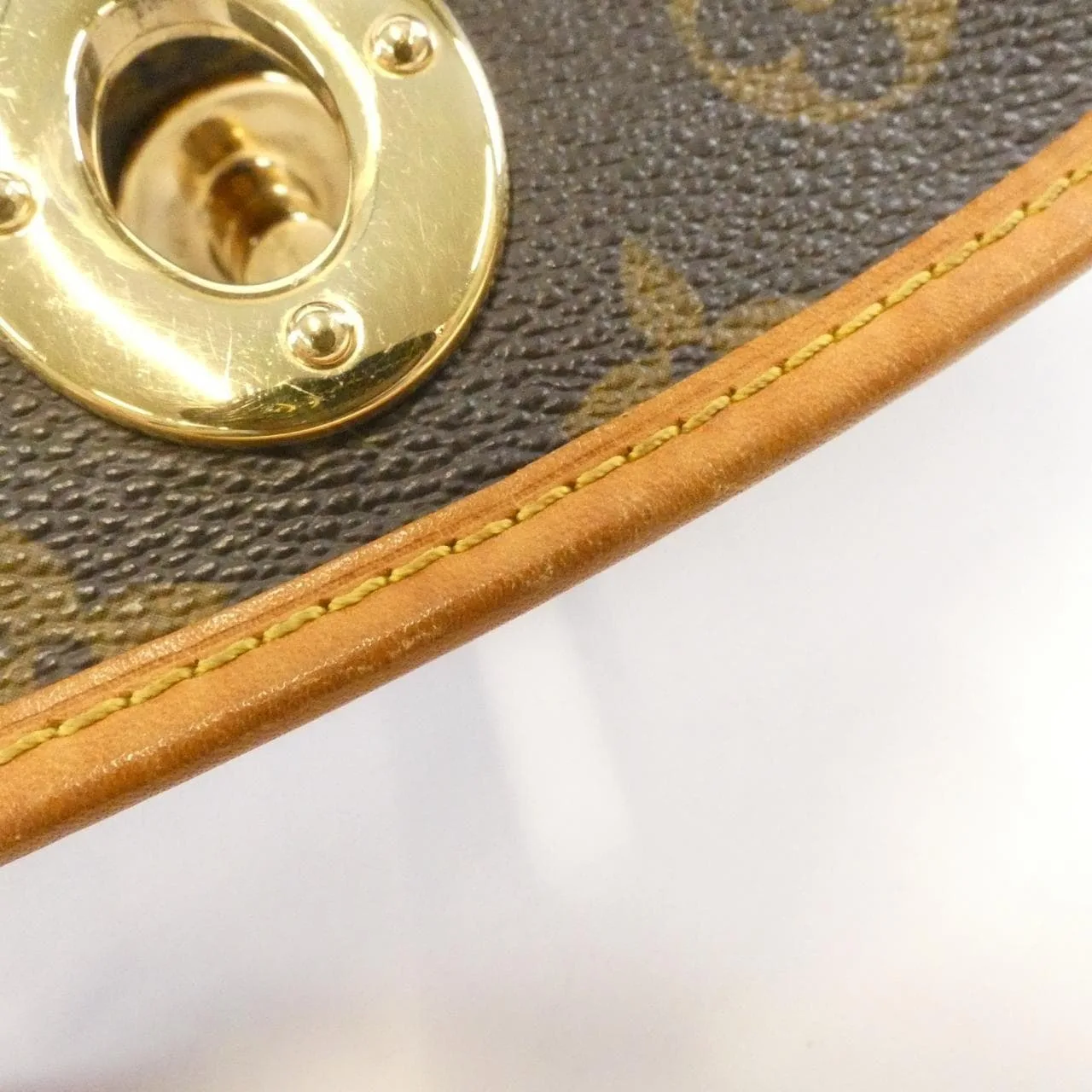 LOUIS VUITTON M40075 Shoulder Monogram 黑色 Monogram 中古品B - 縮圖 6