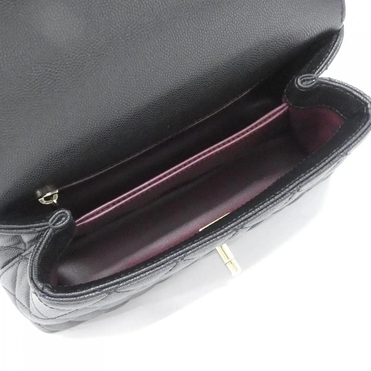 CHANEL Matelasse 92990 Handbag Grained Calfskin Black Grained Calfskin Unused - Thumbnail 5