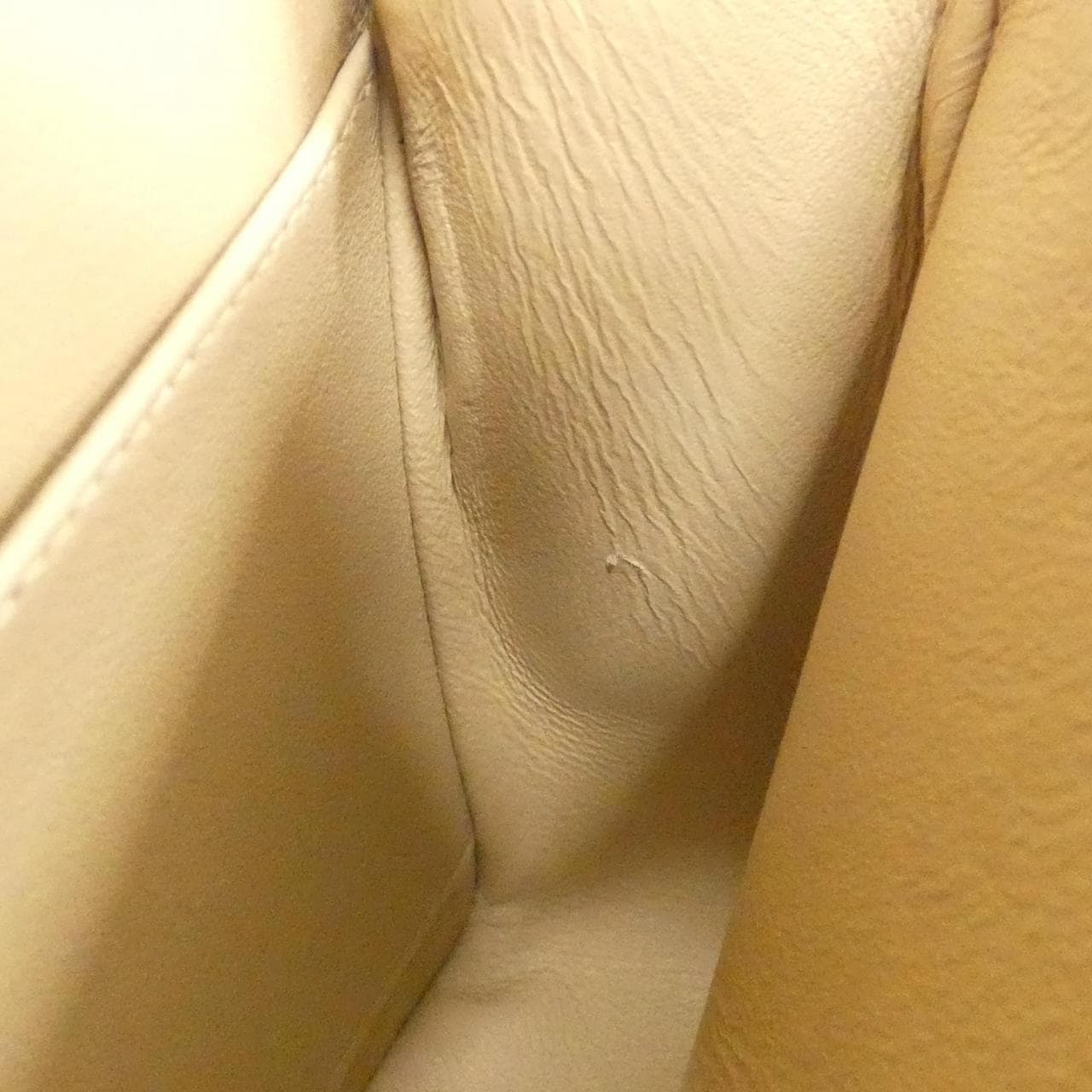 CHANEL Matelasse 1113 Shoulder Grained Calfskin Beige Grained Calfskin - Thumbnail 10