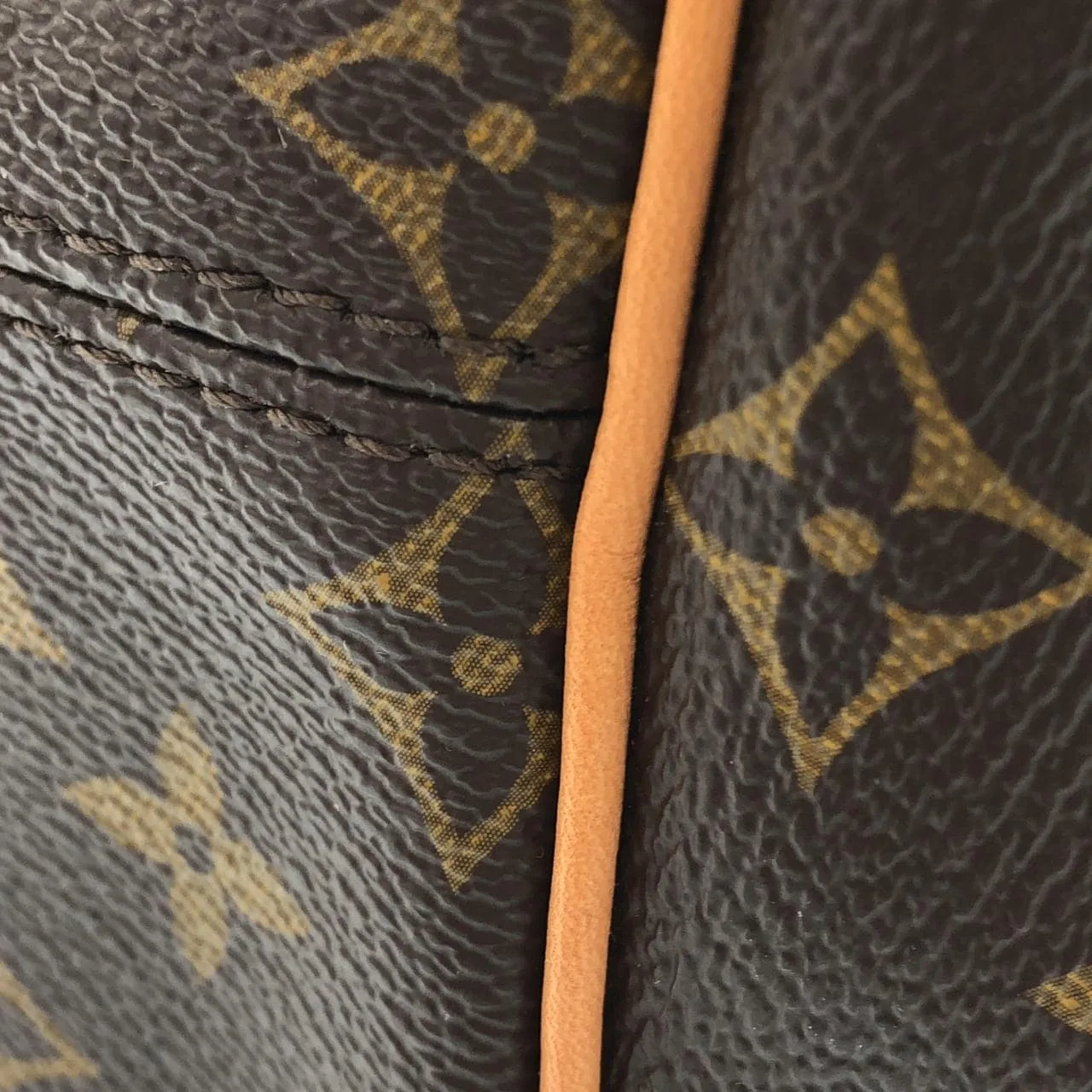 LOUIS VUITTON Totally M41015 Handbag Monogram 黑色 Monogram 中古品A - 縮圖 2