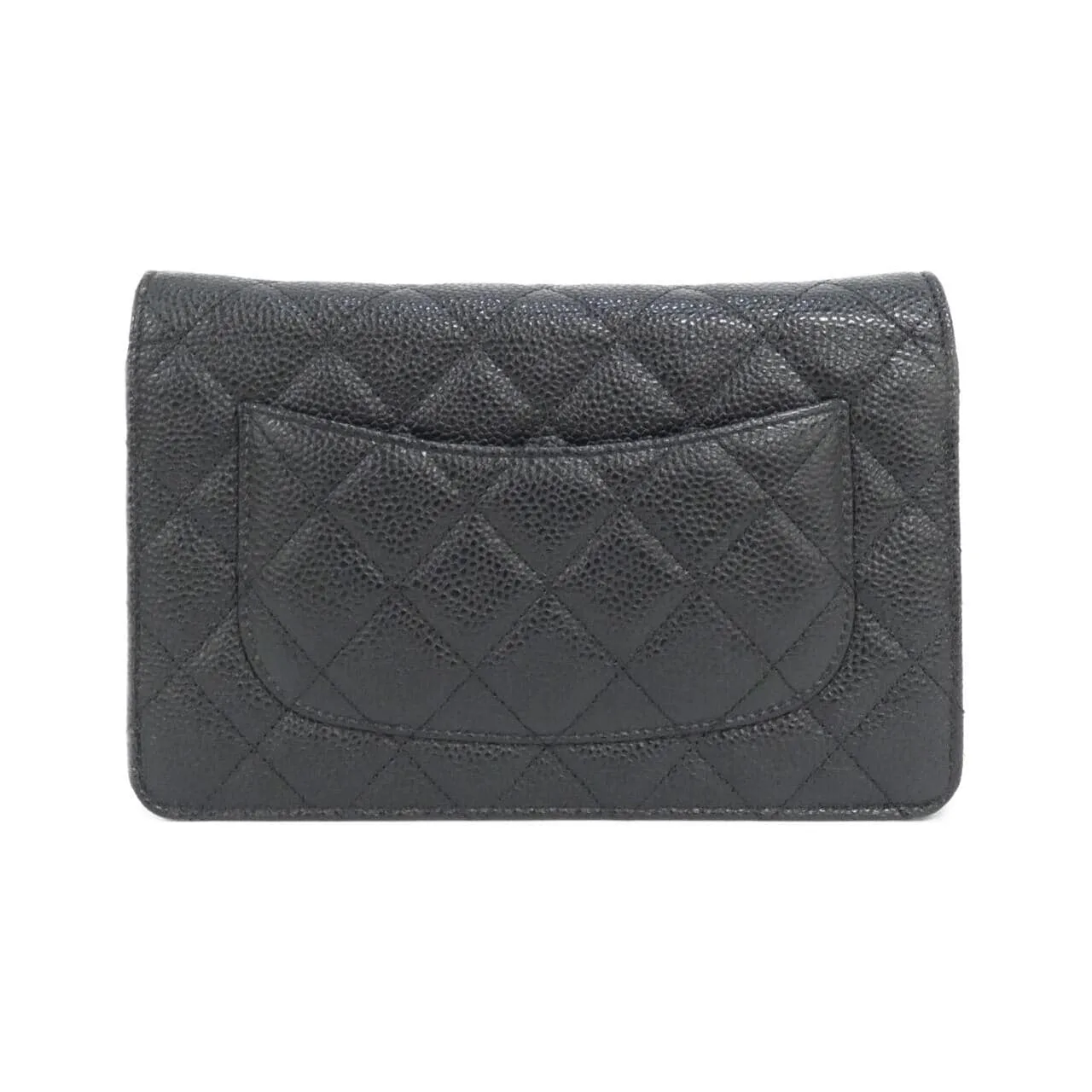 CHANEL Timeless Classic 33814 Wallet Grained Calfskin Black Grained Calfskin Rank A - Thumbnail 2
