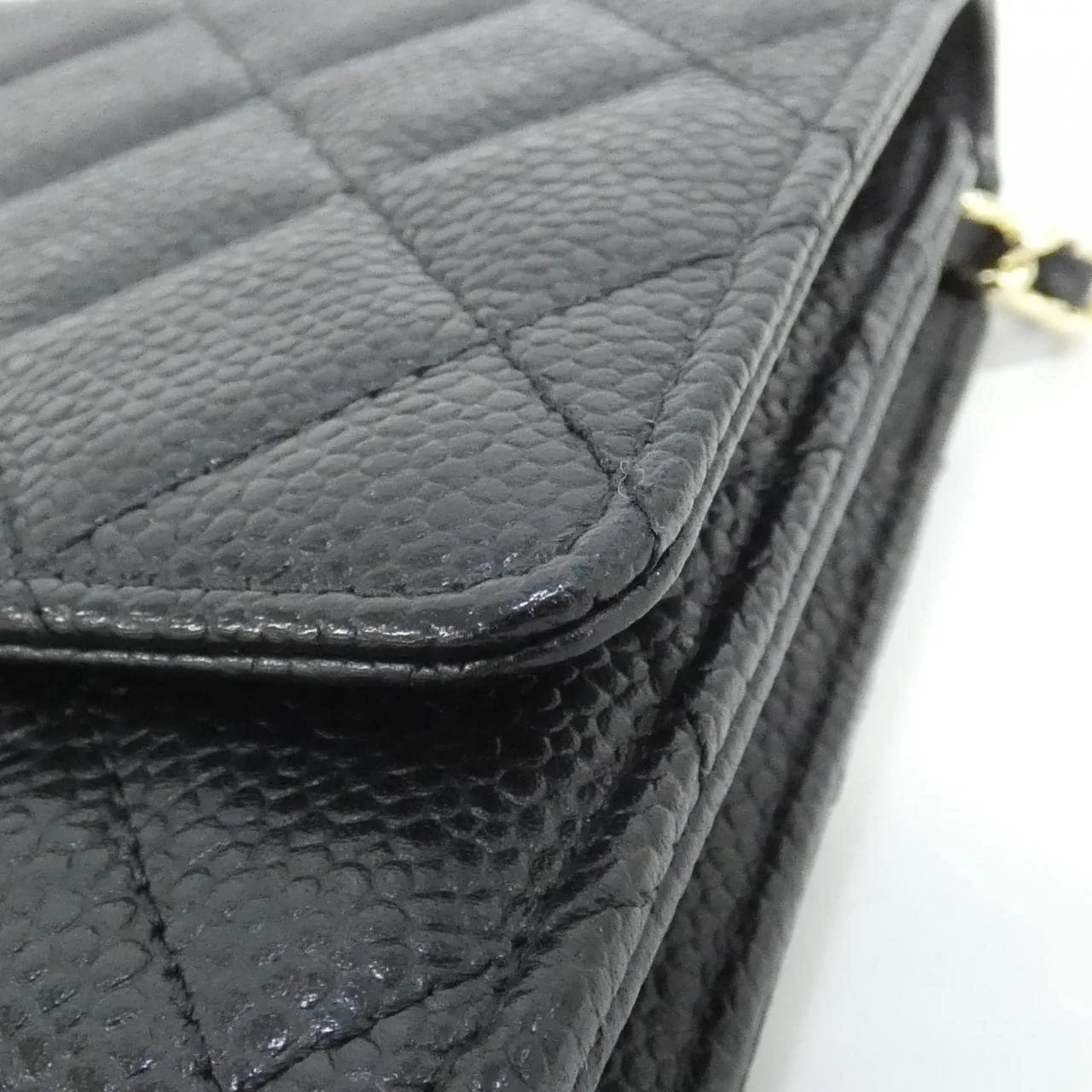 CHANEL Timeless Classic 33814 Wallet Grained Calfskin Black Grained Calfskin Rank A - Thumbnail 5