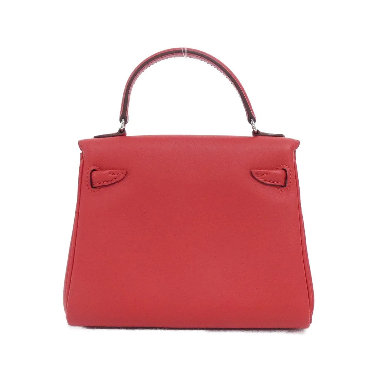 HERMES Kelly Handbag Swift Rouge Swift Leather Rank A - Thumbnail 2