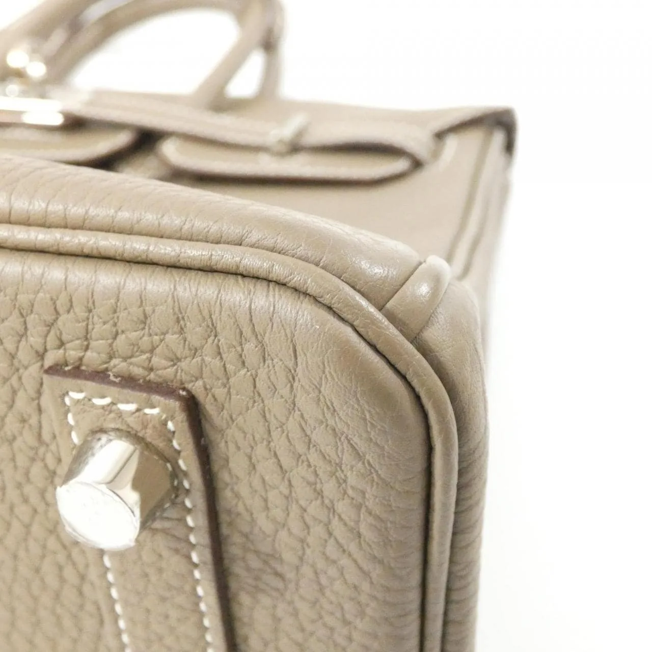 HERMES 041344CK Handbag Togo Etoupe Togo Leather - Thumbnail 3