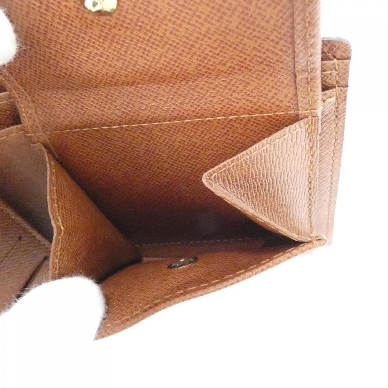 LOUIS VUITTON M61665 Wallet Monogram 黑色 Monogram 中古品A - 縮圖 3