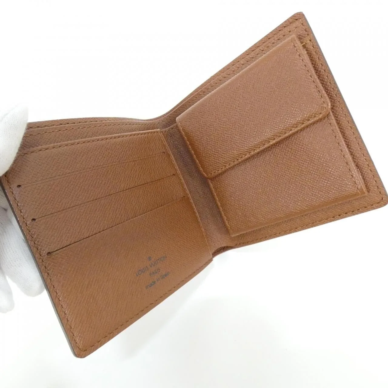 LOUIS VUITTON M61665 Wallet Monogram 黑色 Monogram 中古品A - 縮圖 2