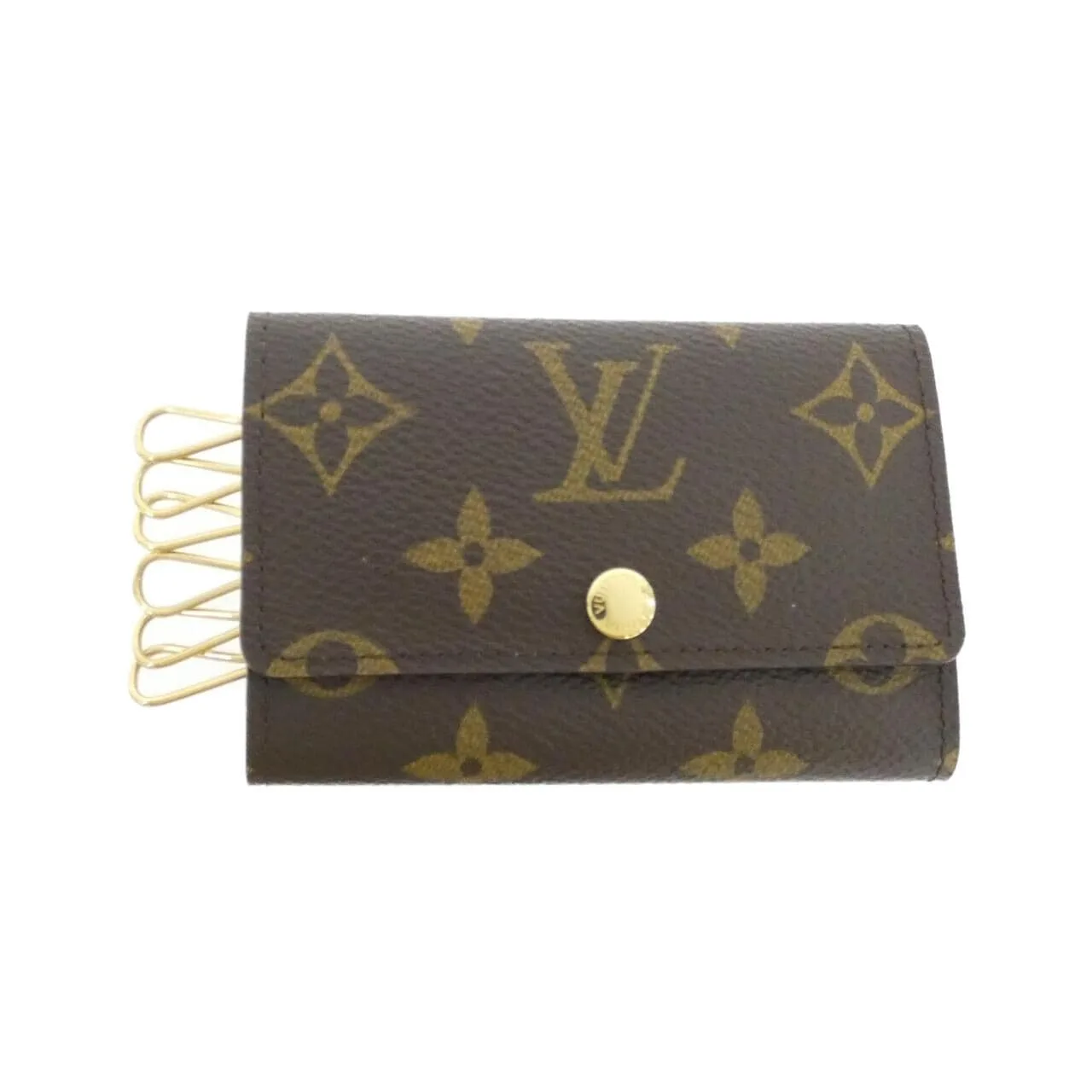 LOUIS VUITTON M62630 Key Case Monogram Black