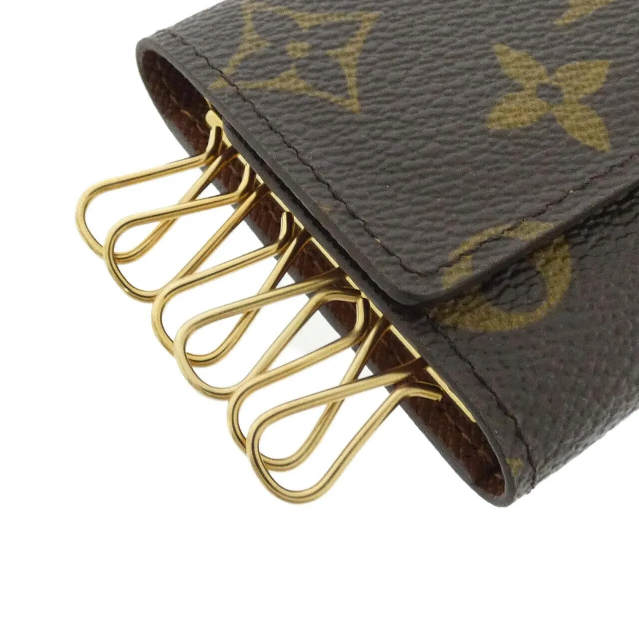 LOUIS VUITTON M62630 Key Case Monogram Black Monogram Rank A - Thumbnail 2