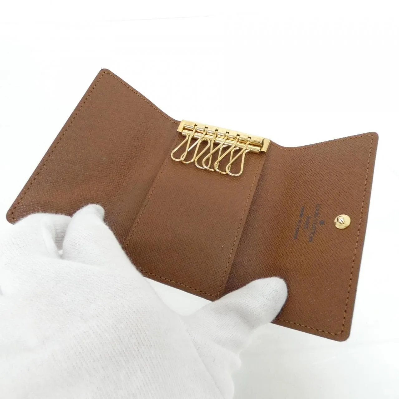 LOUIS VUITTON M62630 Key Case Monogram Black Monogram Rank A - Thumbnail 3