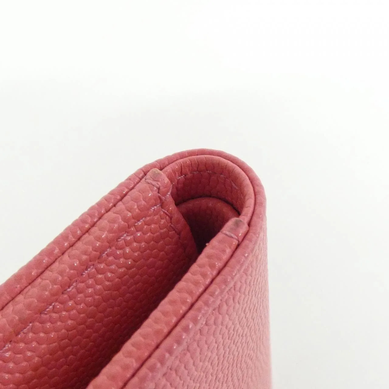 CHANEL 84072 Wallet Caviar Leather Pink Caviar Leather Rank A - Thumbnail 4
