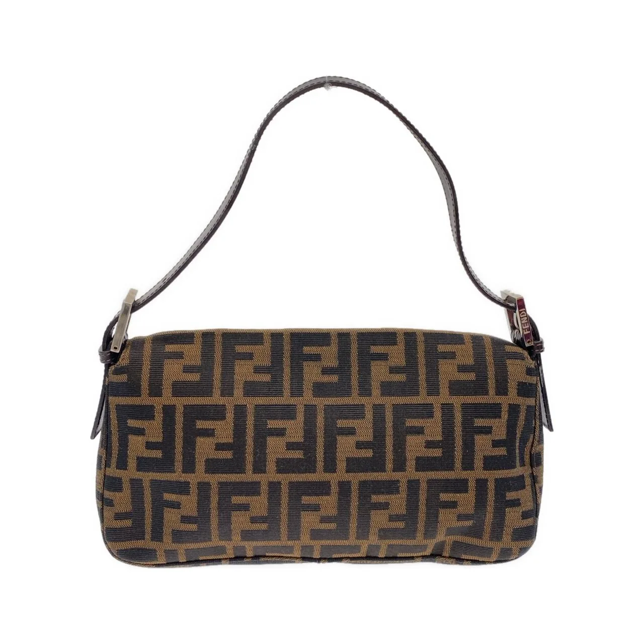 FENDI Baguette 26424 Shoulder Canvas 黑色 帆布 中古品A - 縮圖 2