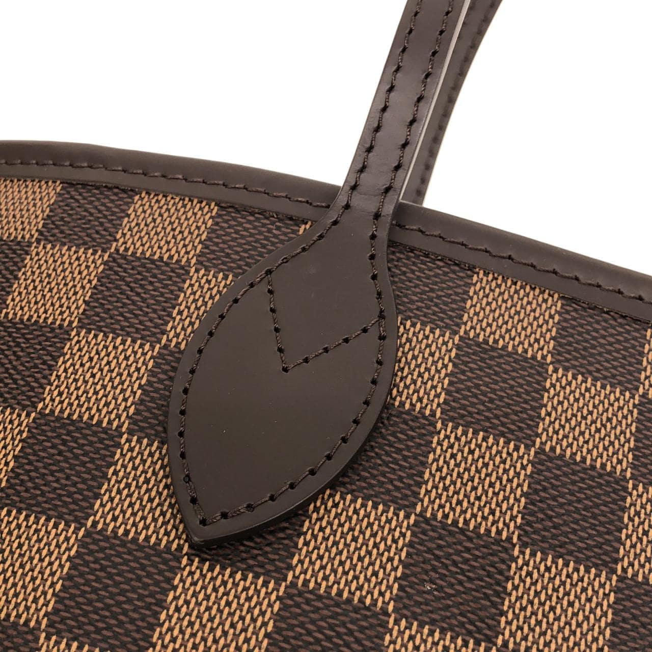 LOUIS VUITTON Neverfull N40599 Tote Damier Black Damier - Thumbnail 4