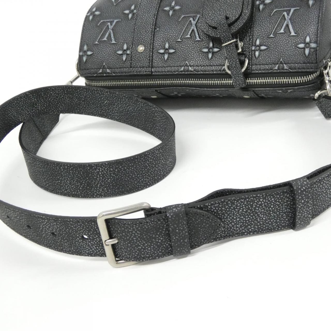 LOUIS VUITTON Keepall M21448 Shoulder Black Rank A - Thumbnail 6