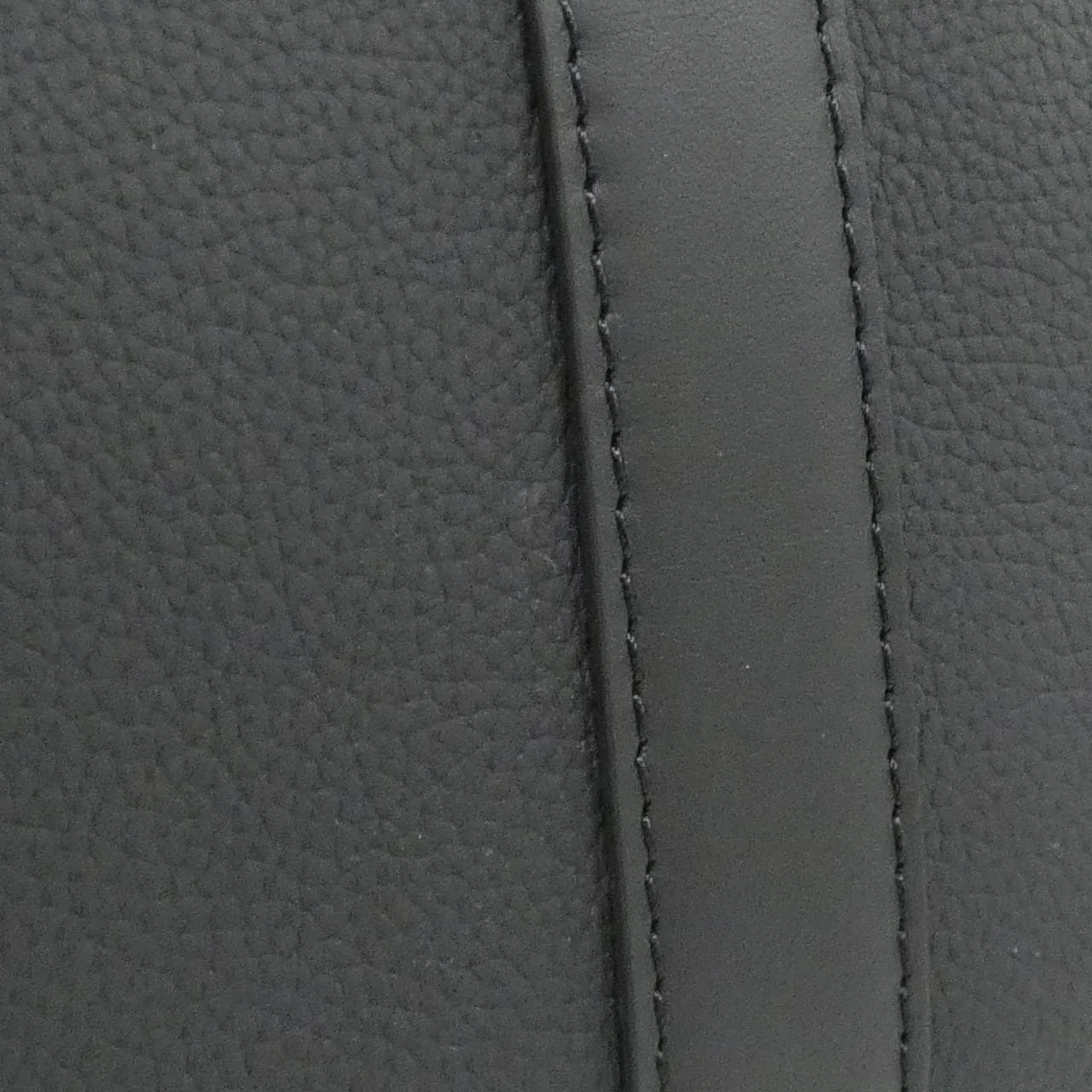 LOUIS VUITTON Keepall M59255 Shoulder Lambskin 黑色 羊皮 中古品A - 縮圖 5