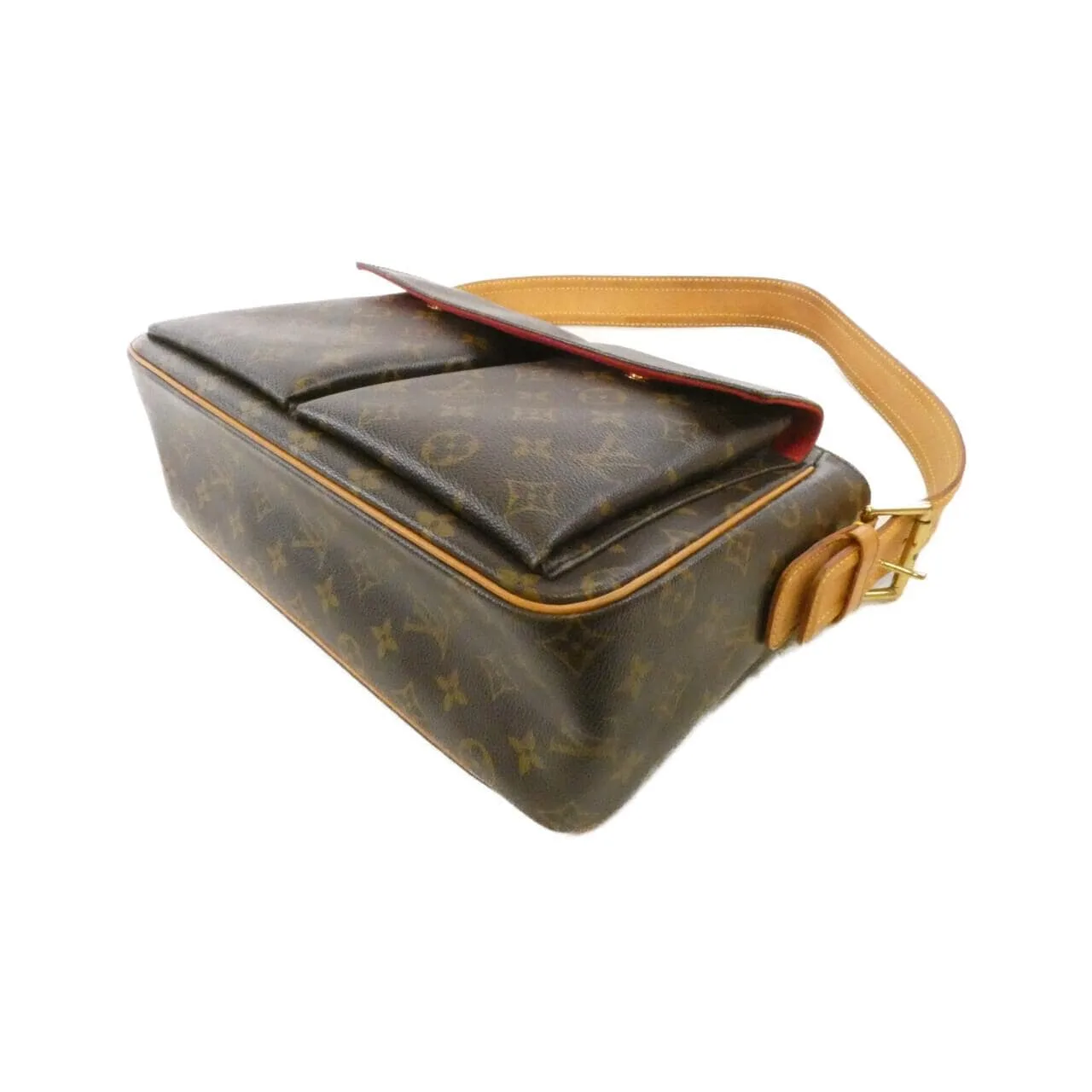 LOUIS VUITTON Viva Cité M51163 Shoulder Monogram 黑色 Monogram 中古品B - 縮圖 3