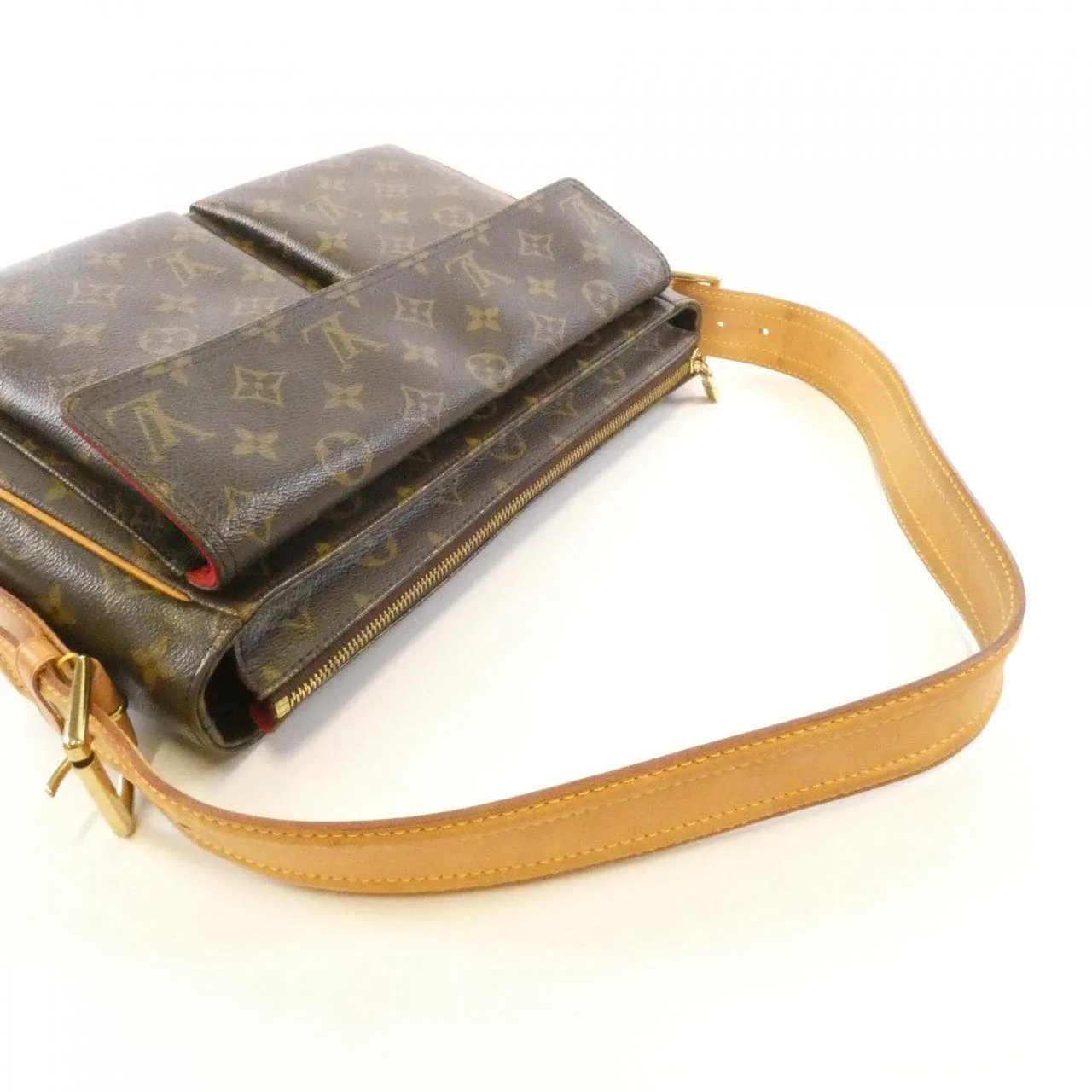 LOUIS VUITTON Viva Cité M51163 Shoulder Monogram 黑色 Monogram 中古品B - 縮圖 4