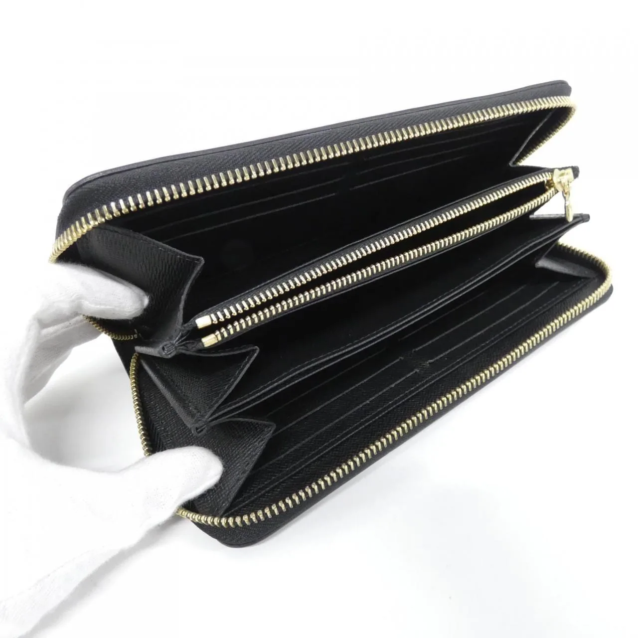 LOUIS VUITTON M68755 Wallet Epi Black Epi Rank A - Thumbnail 7