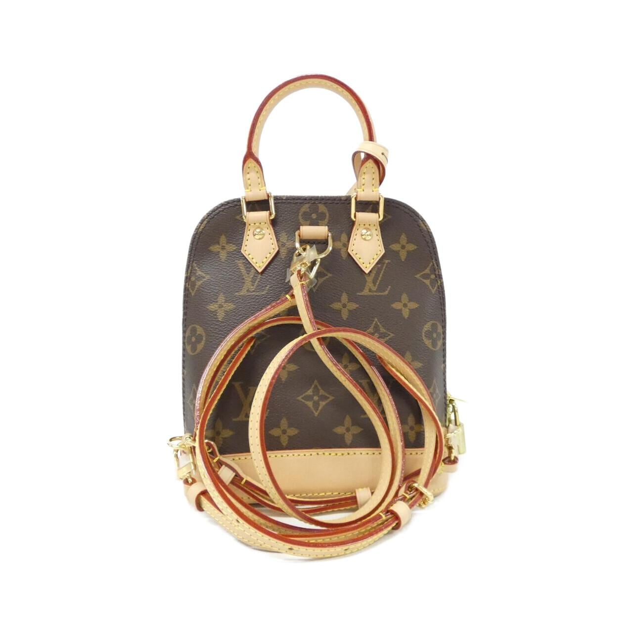 LOUIS VUITTON Alma M47132 Backpack Monogram 黑色 Monogram 中古品A - 縮圖 2