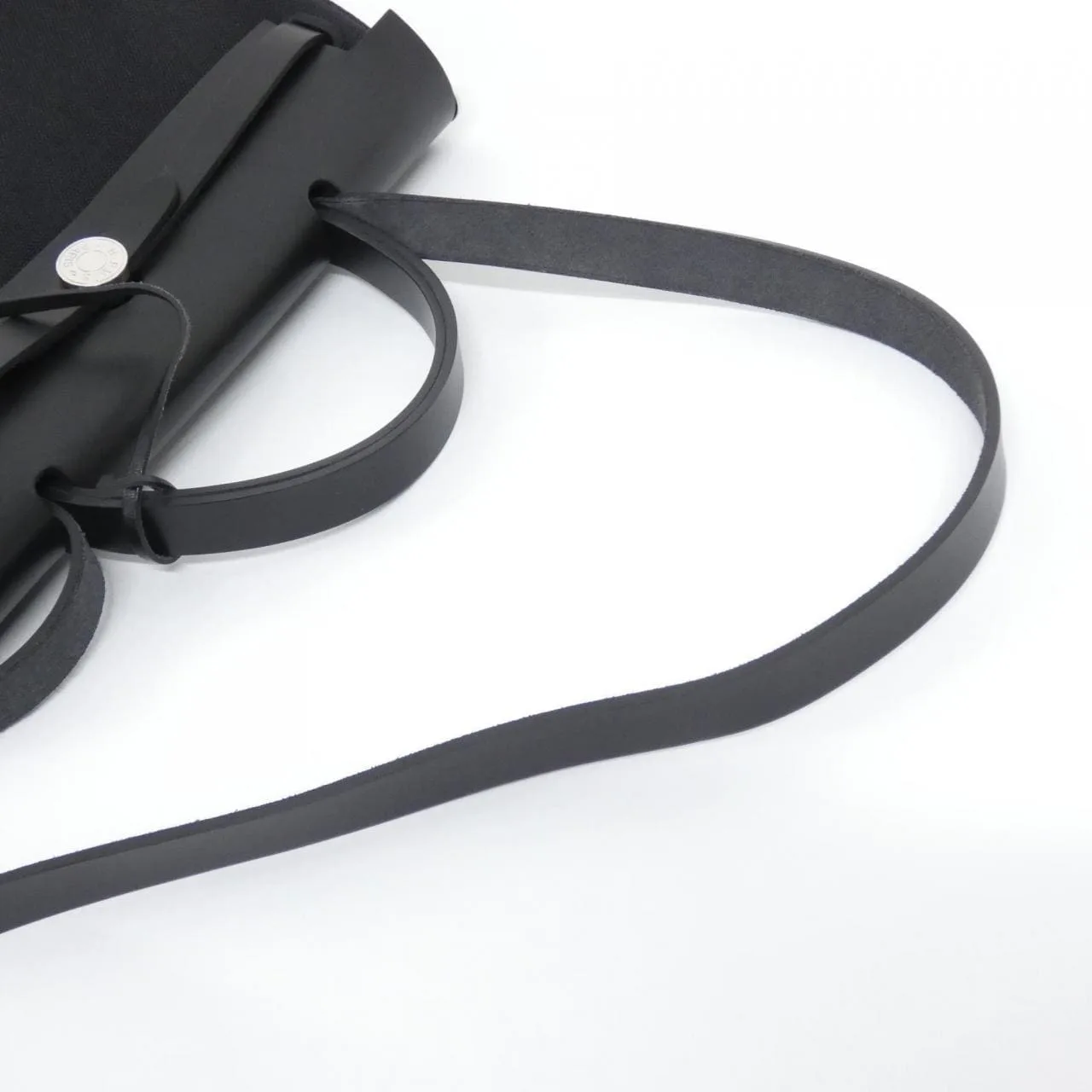 HERMES Herbag 078971CK Handbag Black Rank A - Thumbnail 6