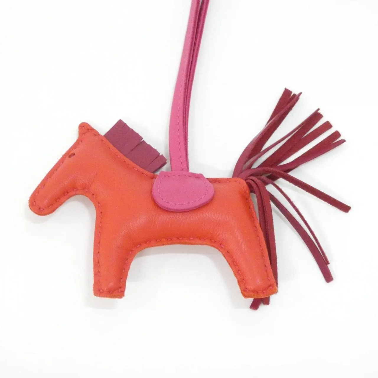 HERMES 064929CA Wallet Rouge Rank A - Thumbnail 2